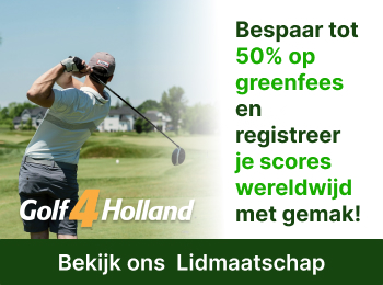 Golf4Holland Lidmaatschap - Profiteer van tot wel 50% korting op greenfees en registreer je scores wereldwijd—simpel, snel en zonder gedoe!